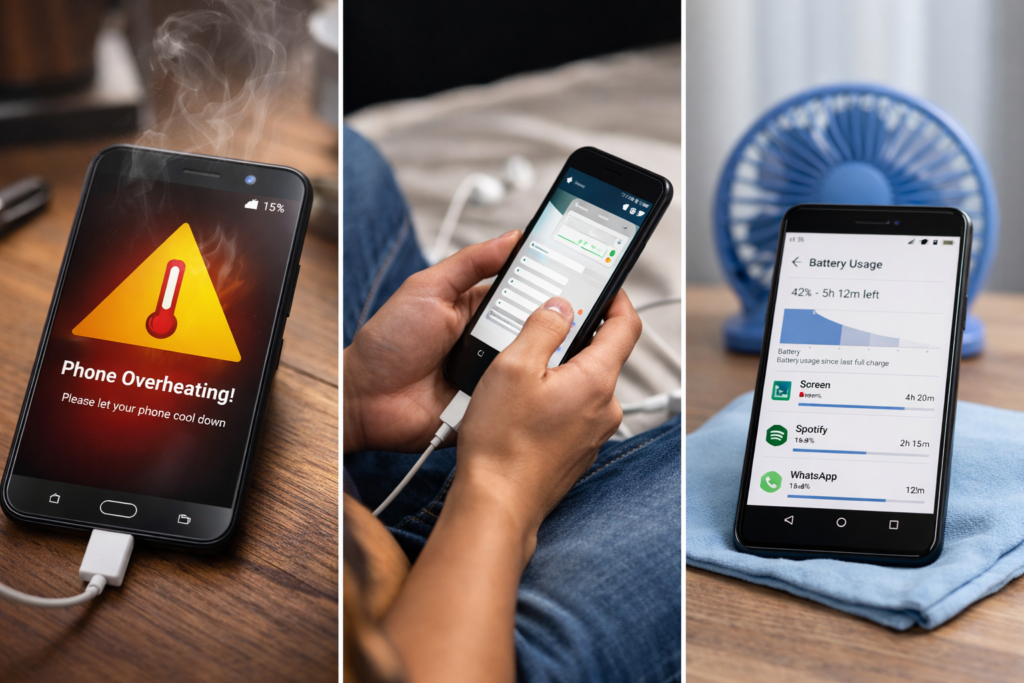 Android phone overheating problem
