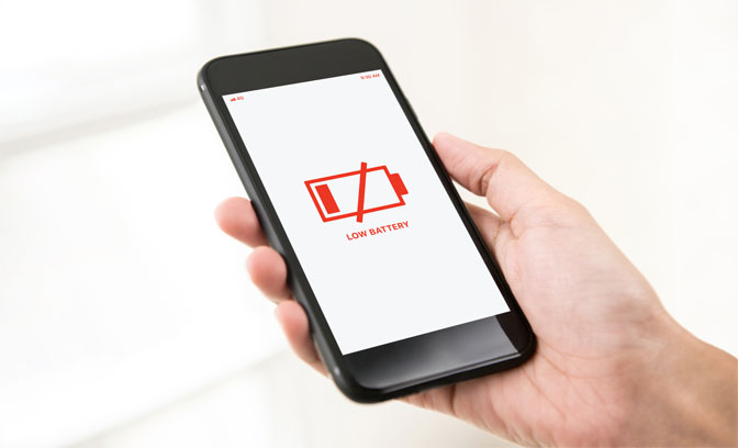 Spyware causing fast battery drain on Android phone